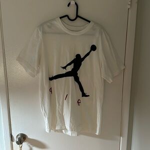 Men’s Jordan white shirt classic logo